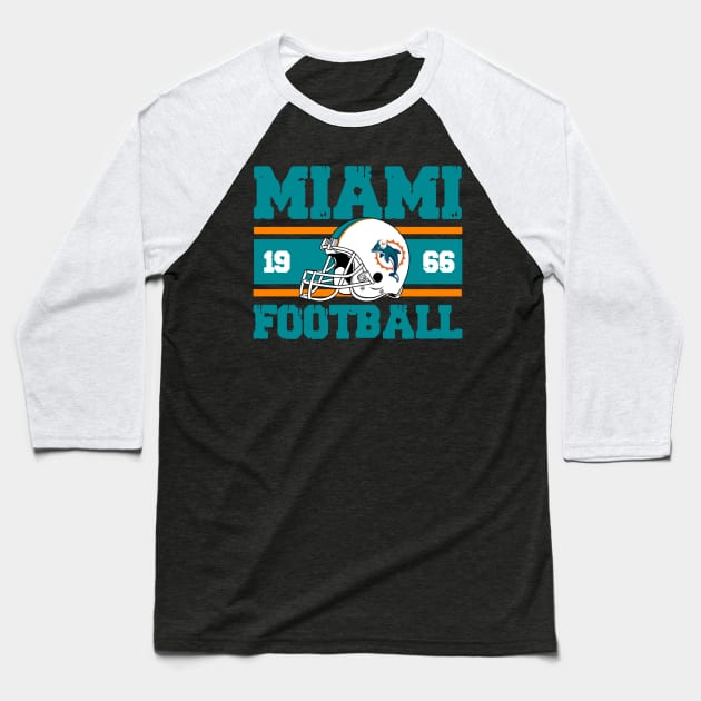 Miami football Baseball T-Shirt by BandarTogel05